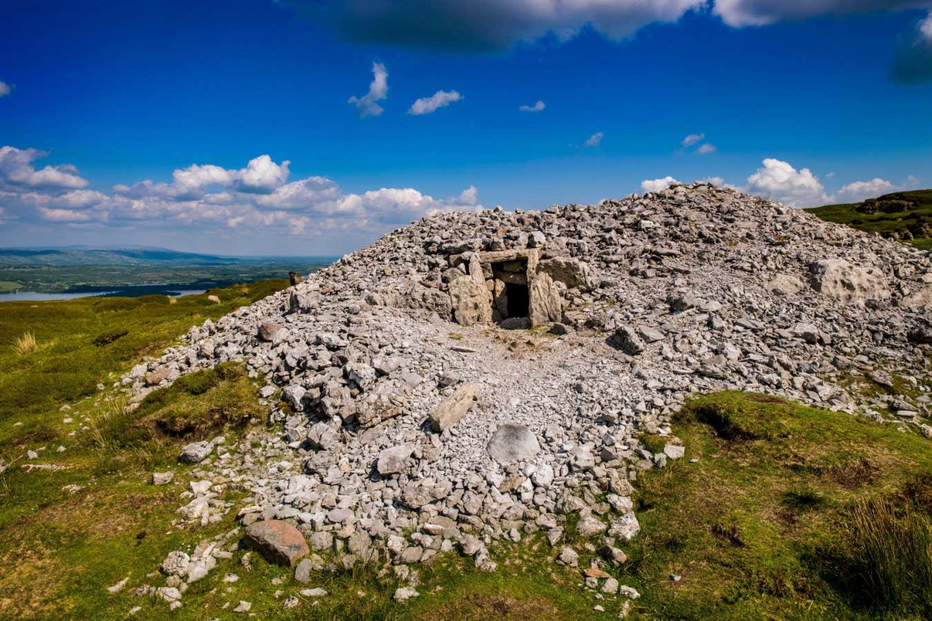 The megalithic graveyard of Carrowkeel in Sligo, Ireland